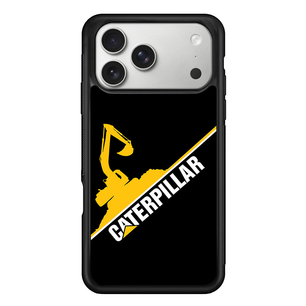 Caterpillar Built to Conquer iPhone 17 Pro Case | Slim Rubber Case for iPhone 17 Pro