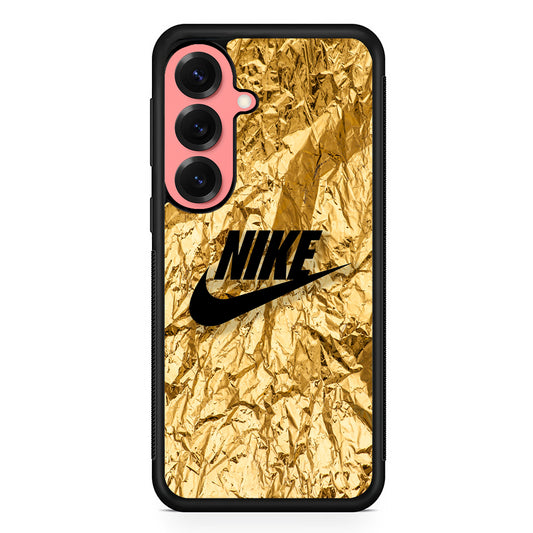 Nike Gold Paper Samsung Galaxy S25 Case | Slim Protective Cover for Samsung Galaxy S25