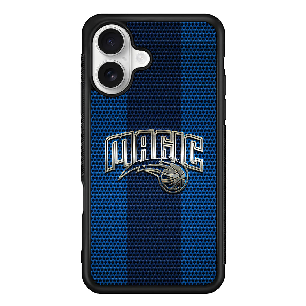 Orlando Magic Silver iPhone 16 Plus Case | Durable Protective Rubber Cover