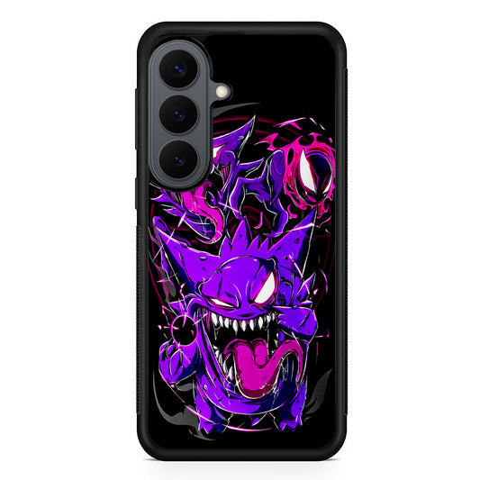 Pokemon Gengar Haunter Gatsly Samsung Galaxy S26 Plus Case | Slim Rubber Case for Samsung Galaxy S26 Plus