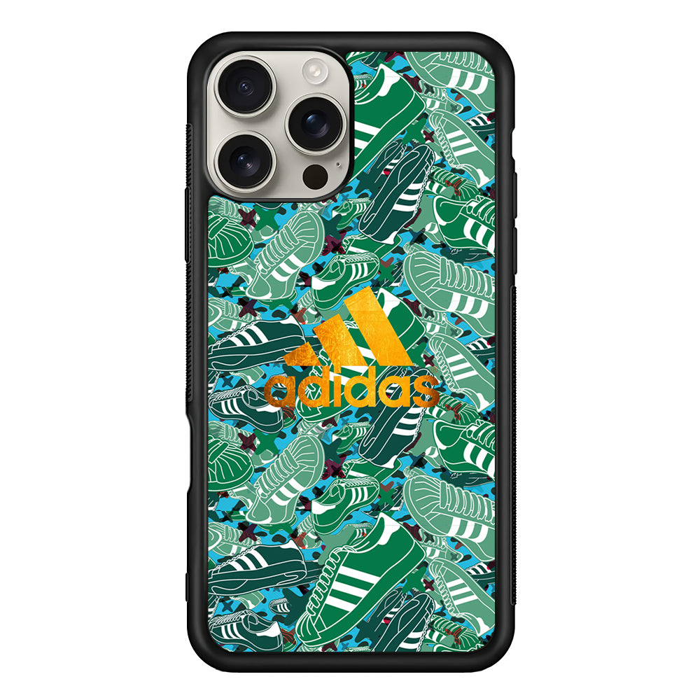 Adidas Gold Pride iPhone 16 Pro Max Case | Durable Everyday Protective Cover
