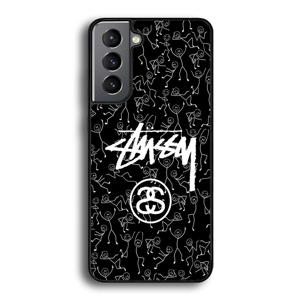 Stussy People Dancing Samsung Galaxy S24 Case | Slim Rubber Case for Samsung Galaxy S24