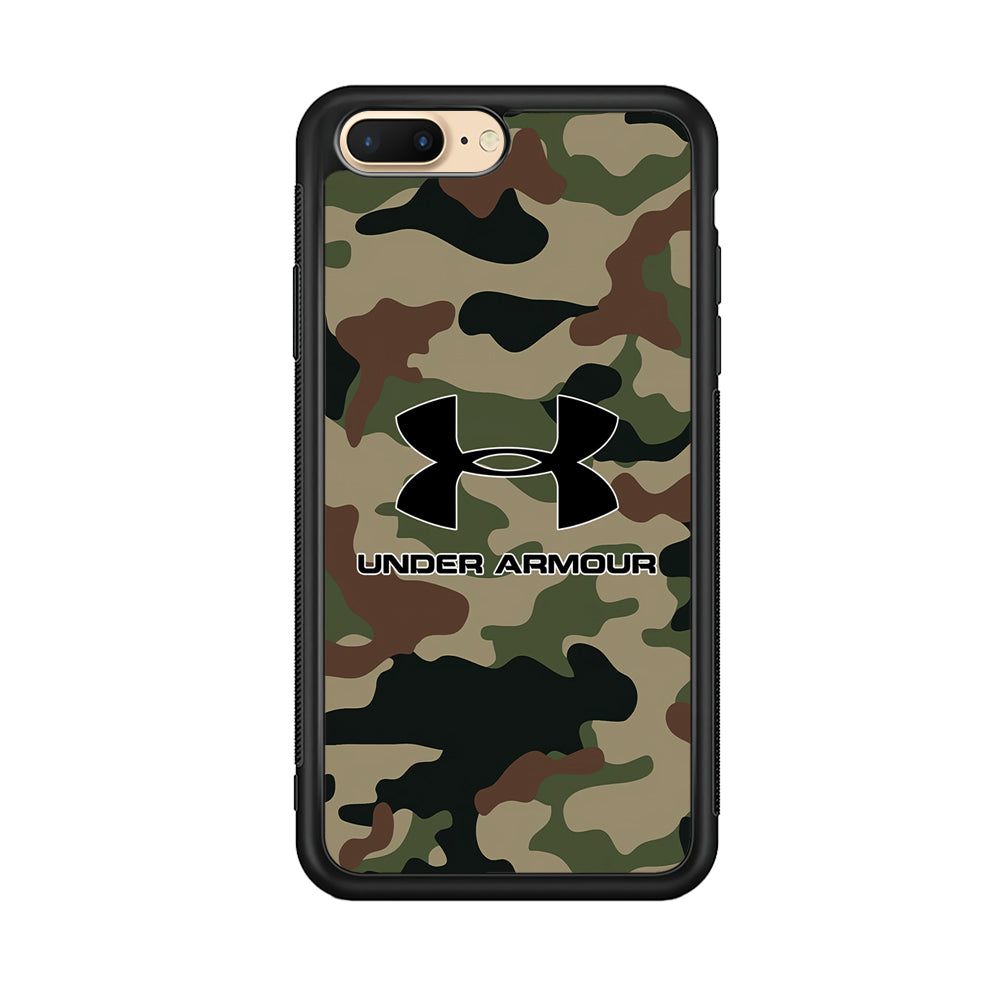 Under Armour Green Camo iPhone 8 Plus Case | Slim Rubber Case for iPhone 8 Plus