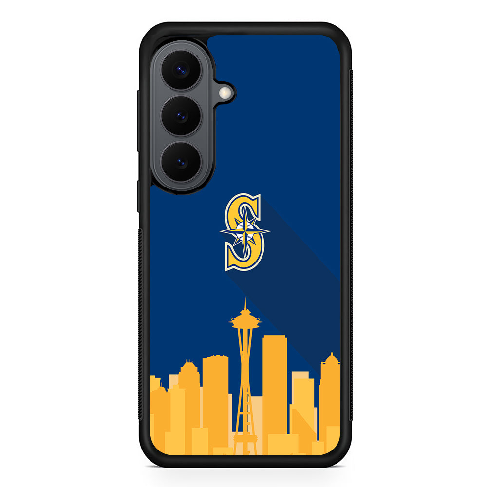 Seattle Mariners Logo Samsung Galaxy S26 Plus Case | Slim Rubber Case for Samsung Galaxy S26 Plus