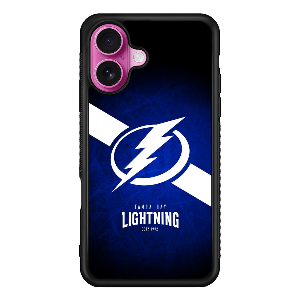 Tampa Bay Lightning Logo iPhone 17 Case | Slim Protective Rubber Phone Cover