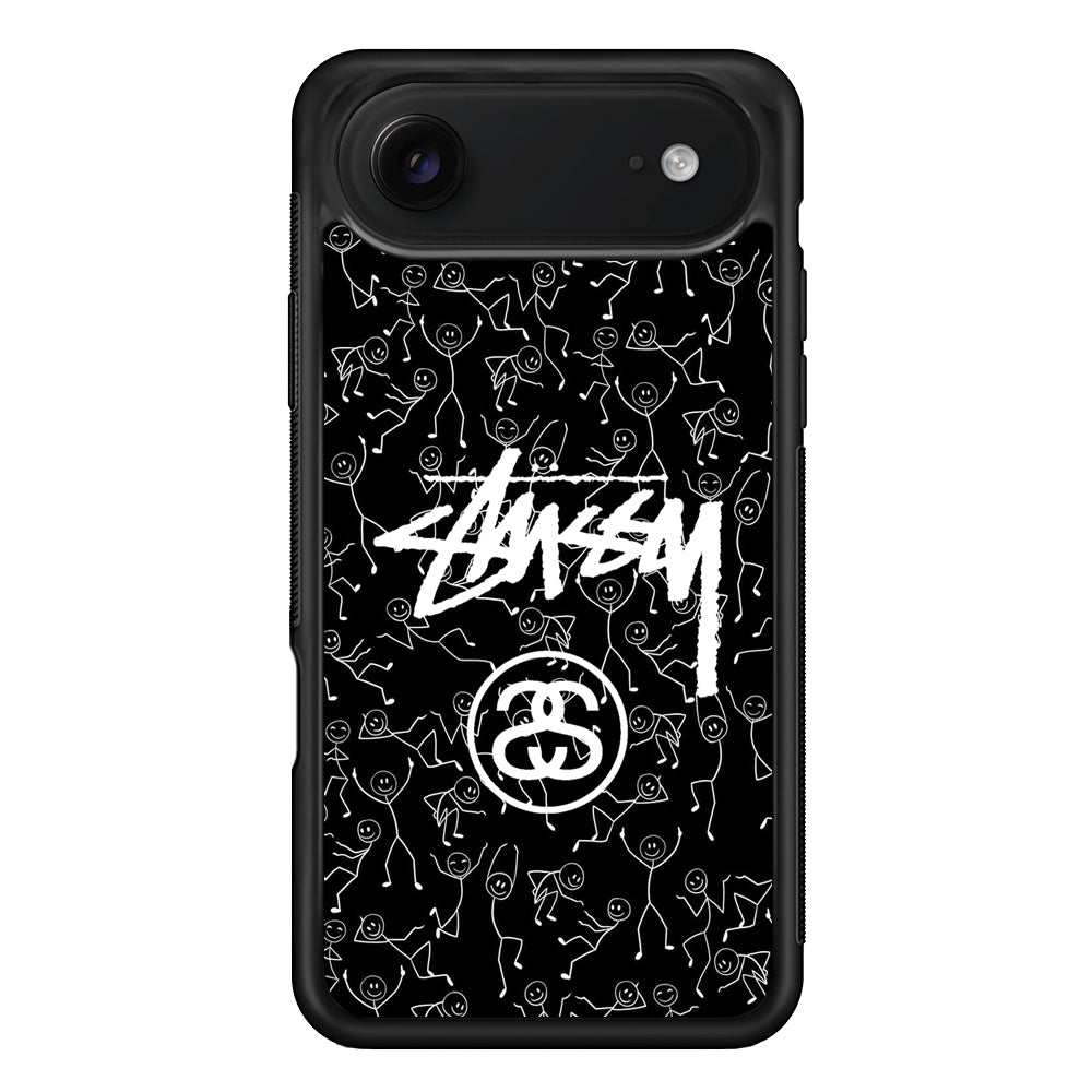 Stussy People Dancing iPhone 17 Air Case | Slim Rubber Case for iPhone 17 Air