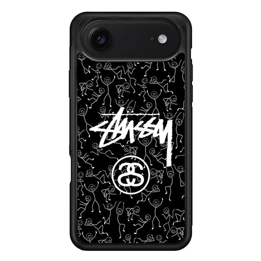 Stussy People Dancing iPhone 17 Air Case | Slim Rubber Case for iPhone 17 Air