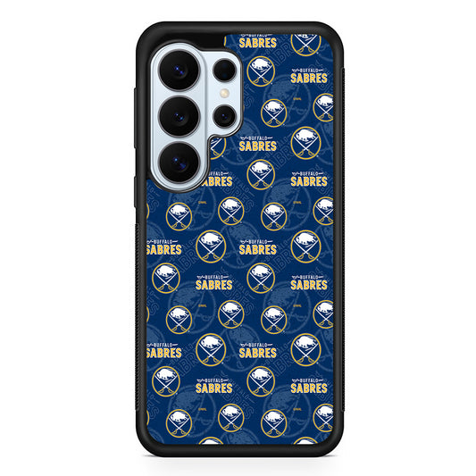 Buffalo Sabres Pattern Samsung Galaxy S26 Ultra Case | Protective Phone Cover