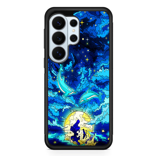 Whales Swimming in The Sky Samsung Galaxy S26 Ultra Case | Protective Phone Cover