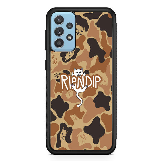 Rip N Dip Brown Camo Samsung Galaxy A72 Case | Slim Rubber Case for Samsung Galaxy A72