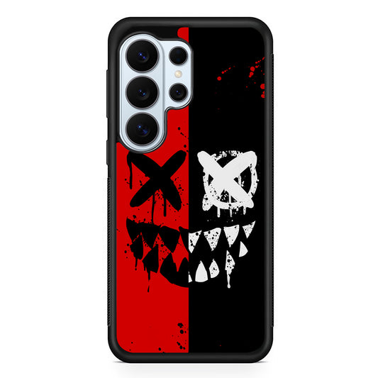 Bad Smiley Face Red Black Samsung Galaxy S26 Ultra Case | Protective Phone Cover