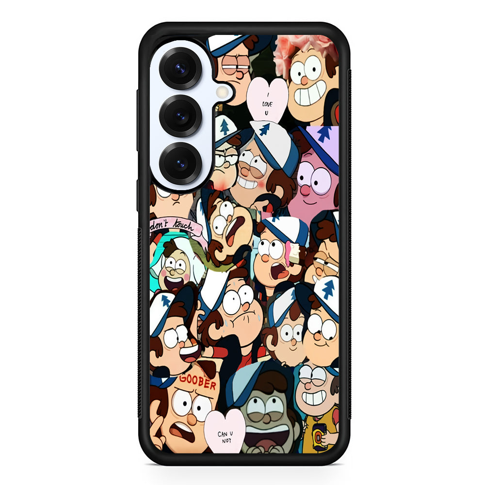 Dipper Gravity Falls Collection Samsung Galaxy S25 Plus Case | Slim Rubber Cover for Samsung Galaxy S25 Plus
