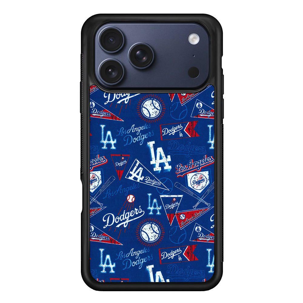 Los Angeles Dodgers Retro iPhone 17 Pro Max Case | Slim Protective Cover for iPhone 17 Pro Max