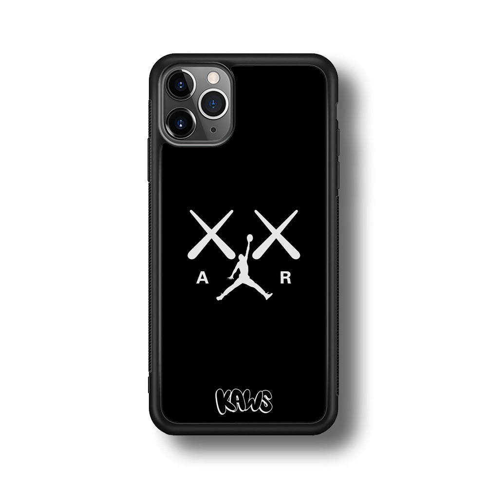 Kaws Air Jordan Midnight Black iPhone 11 Pro Case | Slim Rubber Case for iPhone 11 Pro