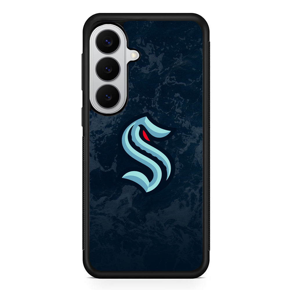 Seattle Kraken Logo Samsung Galaxy S26 Case | Protective Rubber Cover