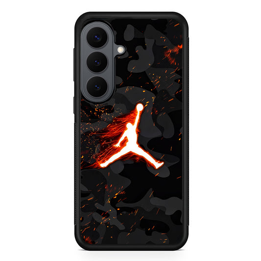 Air Jordan Logo On Fire Samsung Galaxy S26 Plus Case | Durable Samsung Galaxy S26 Plus Cover