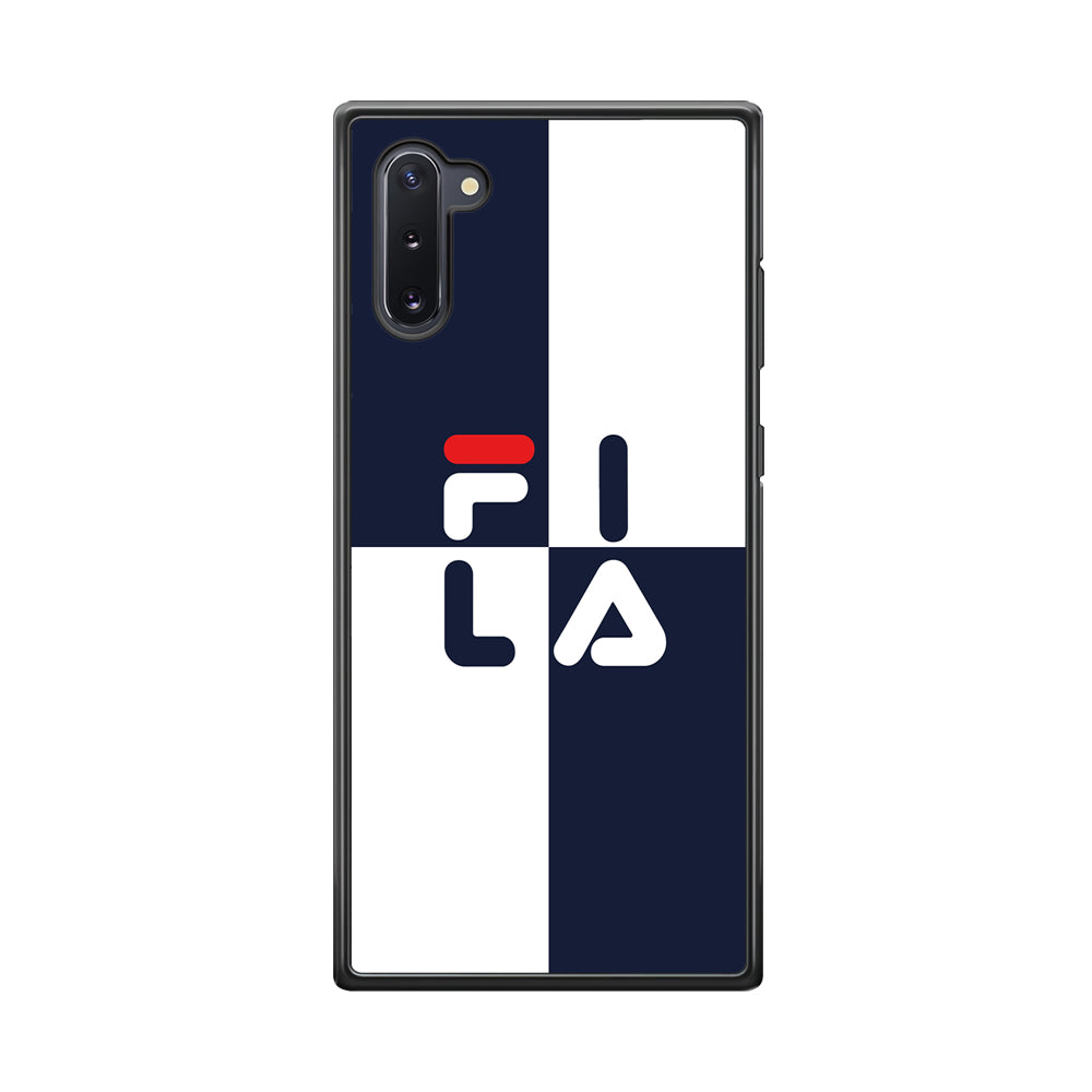 Fila Box Word Samsung Galaxy Note 10 Case | Slim Rubber Case for Samsung Galaxy Note 10