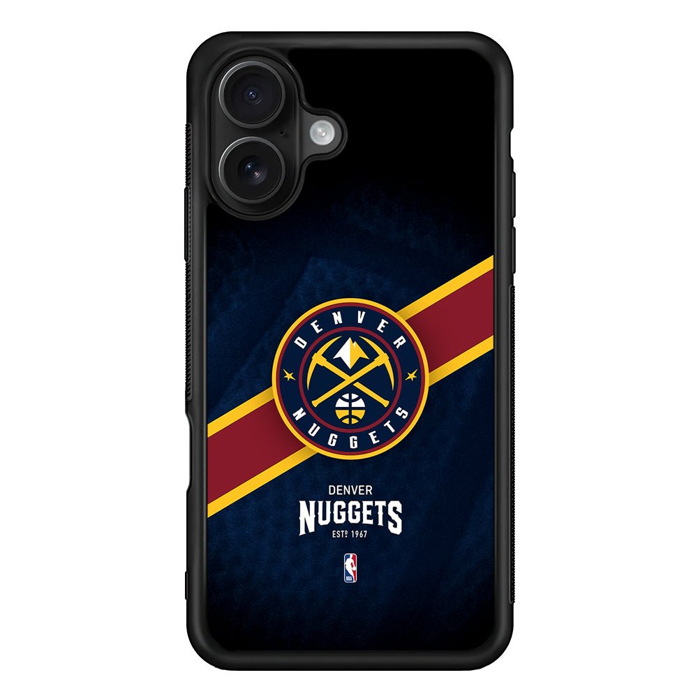 Denver Nuggets Logo iPhone 16 Case - Oxvistore