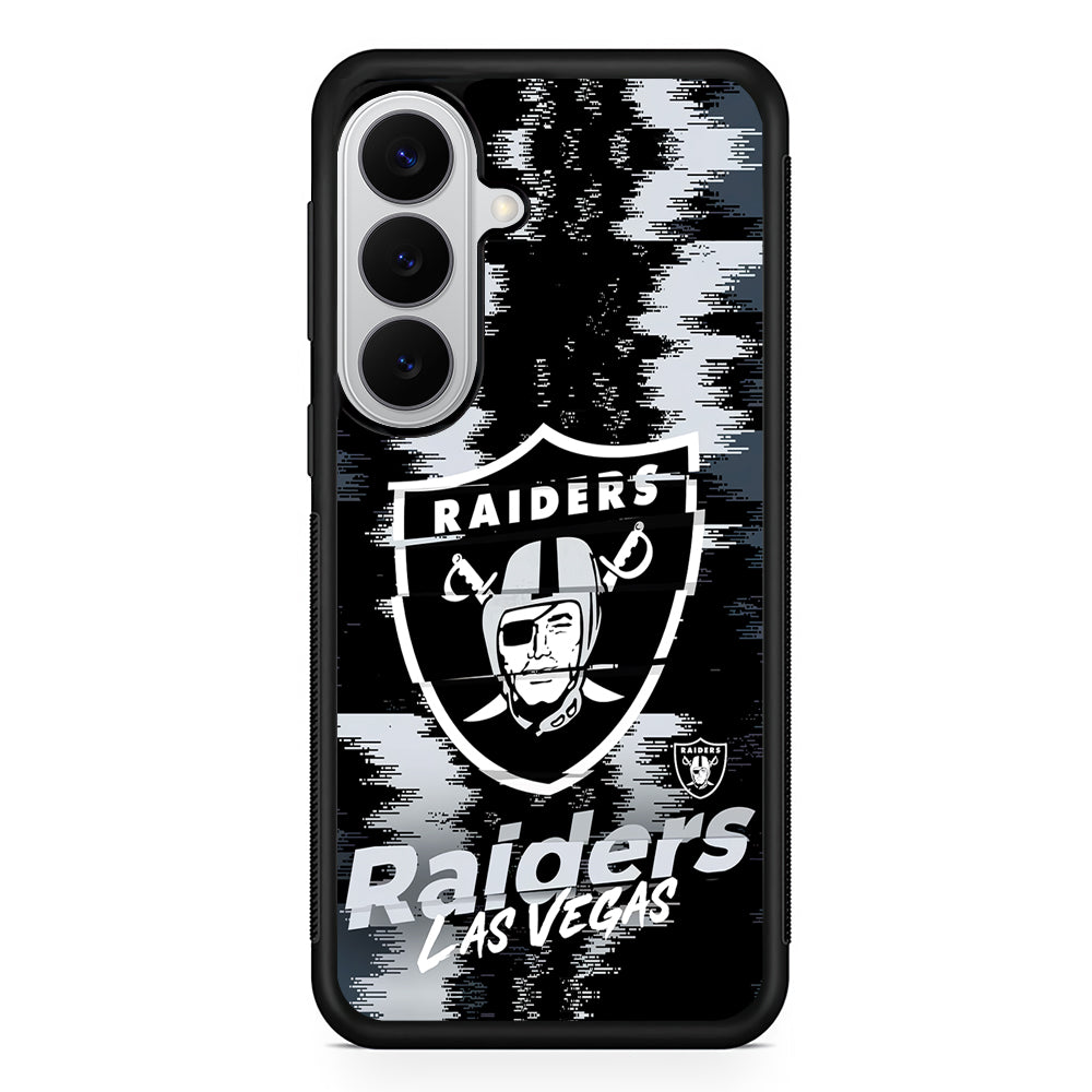 Las Vegas Raiders Abstract Color Samsung Galaxy S26 Case | Protective Rubber Cover