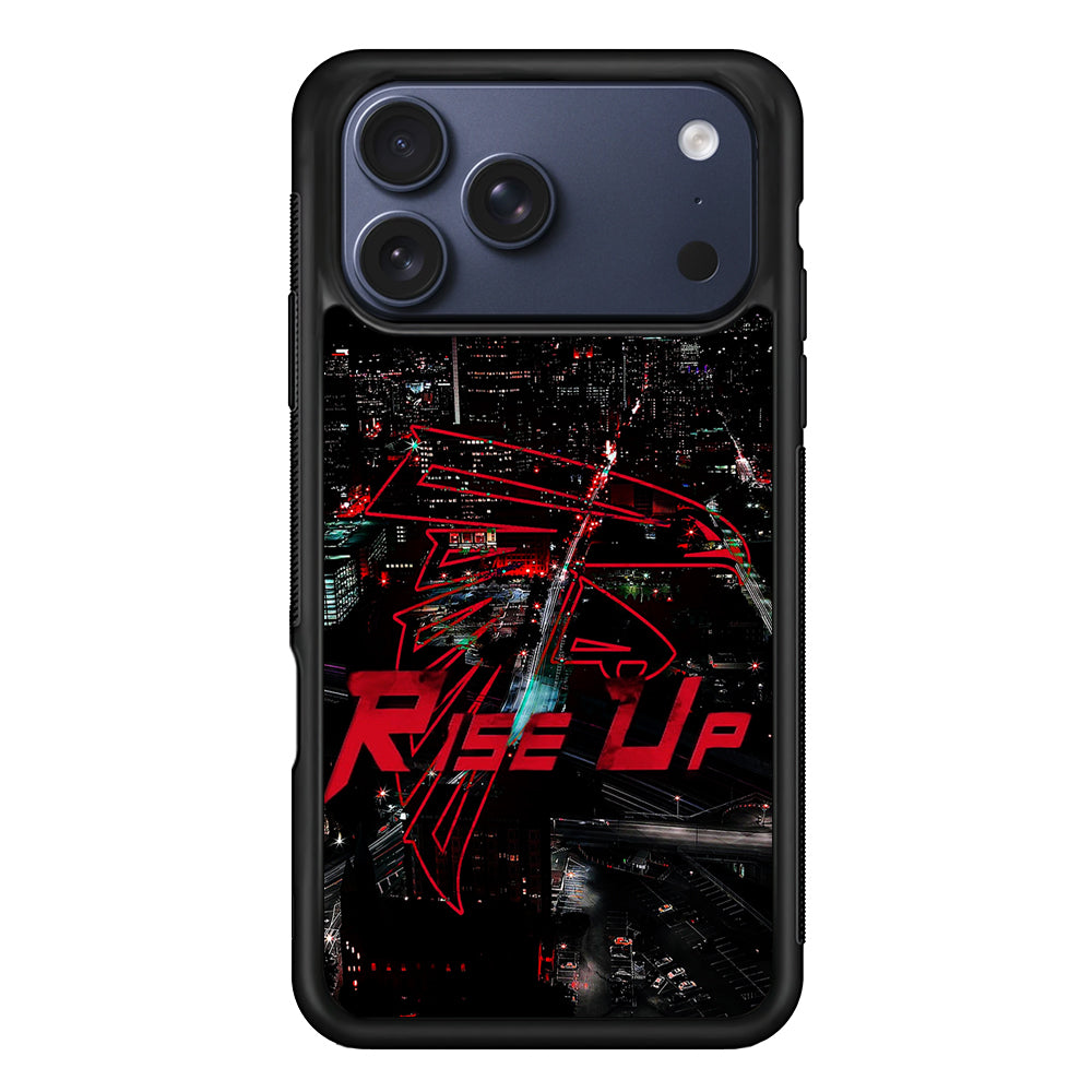 Atlanta Falcons Rise Up iPhone 17 Pro Max Case | Slim Protective Cover for iPhone 17 Pro Max