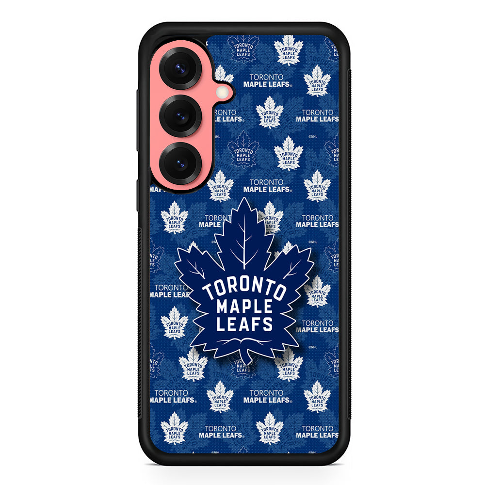 Toronto Maple Leafs Pattern Samsung Galaxy S25 Case | Protective Case for Samsung Galaxy S25