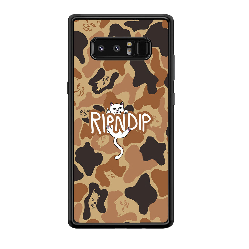 Rip N Dip Brown Camo Samsung Galaxy Note 8 Case | Slim Rubber Case for Samsung Galaxy Note 8