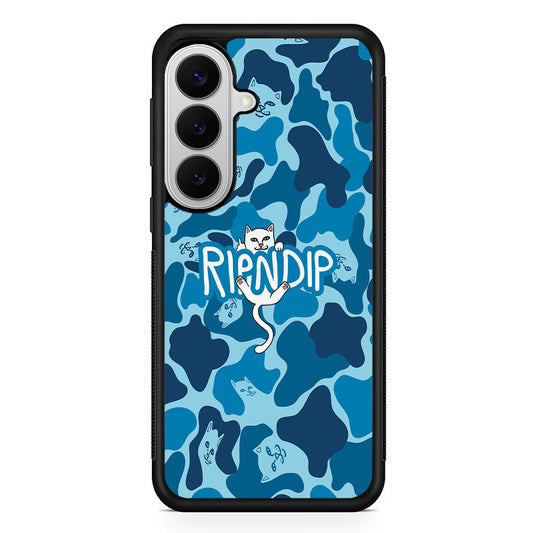 Rip N Dip Blue Camo Samsung Galaxy S26 Case | Slim Rubber Case for Samsung Galaxy S26