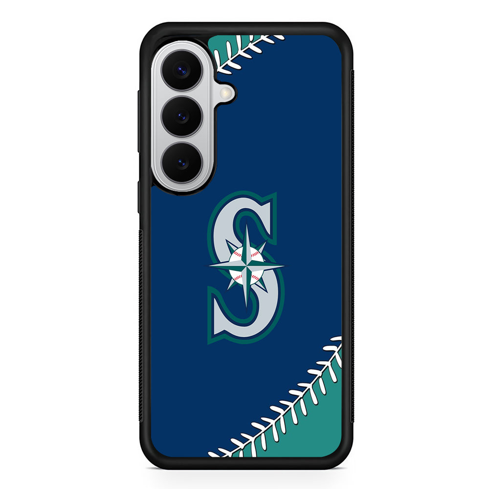Seattle Mariners Ball Samsung Galaxy S26 Case | Protective Rubber Cover