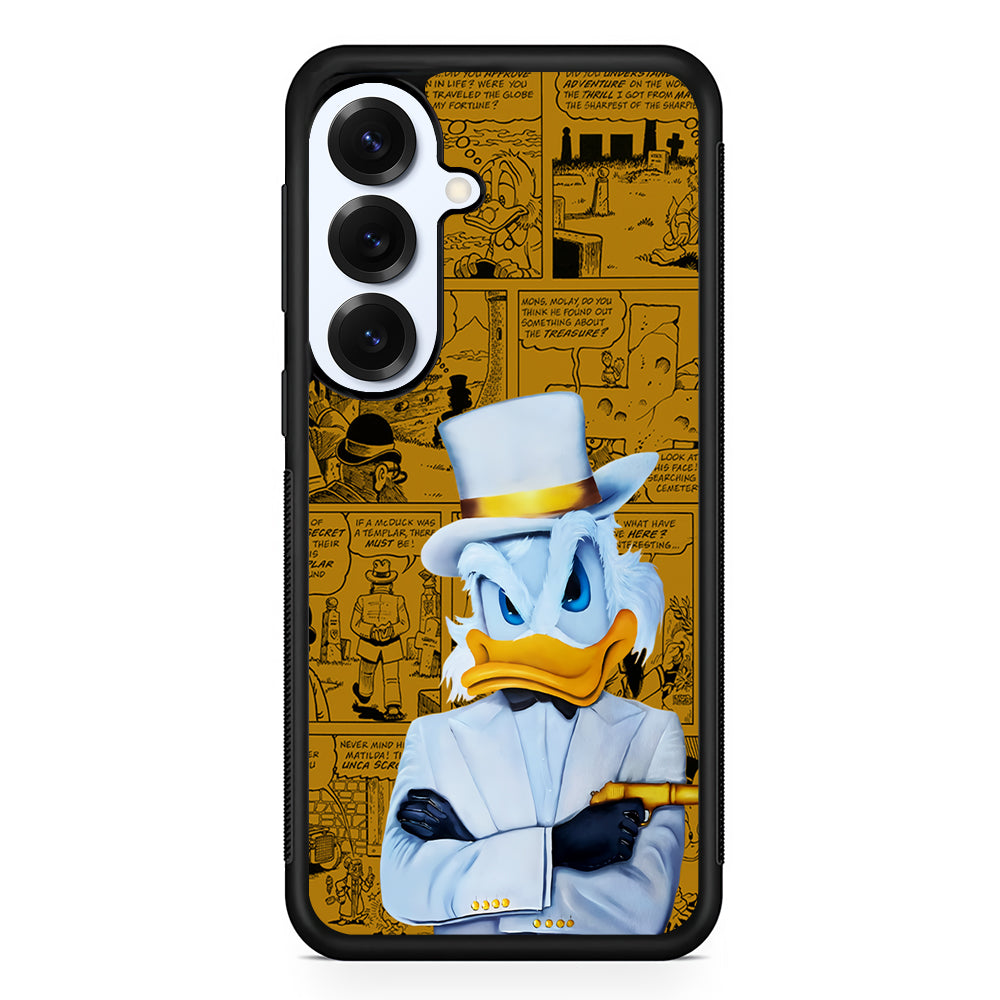 Scrooge McDuck Comic Samsung Galaxy S25 Plus Case | Slim Rubber Cover for Samsung Galaxy S25 Plus