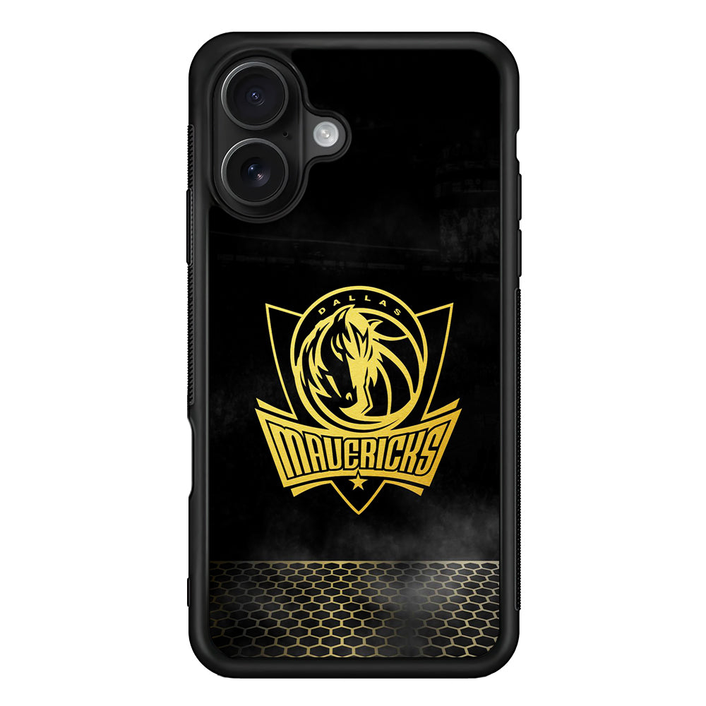 Dallas Mavericks Gold iPhone 16 Case - Oxvistore