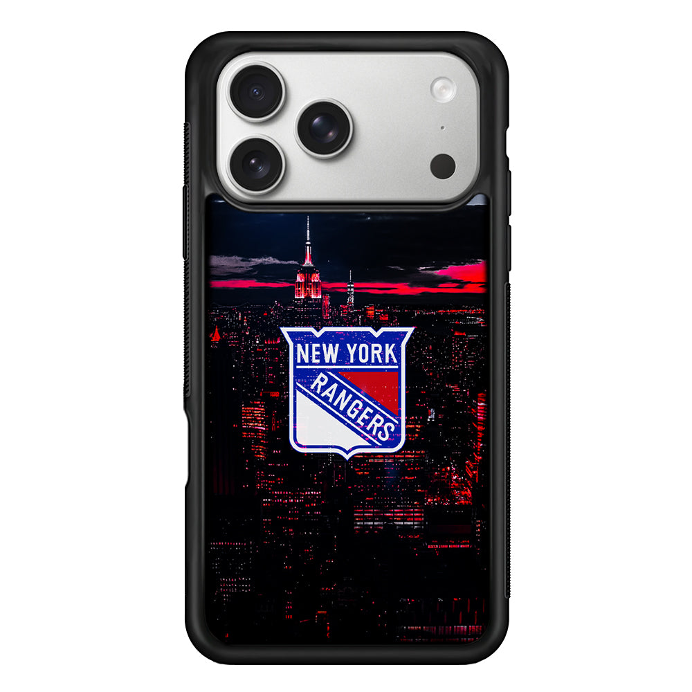 New York Rangers City iPhone 17 Pro Case | Slim Rubber Case for iPhone 17 Pro