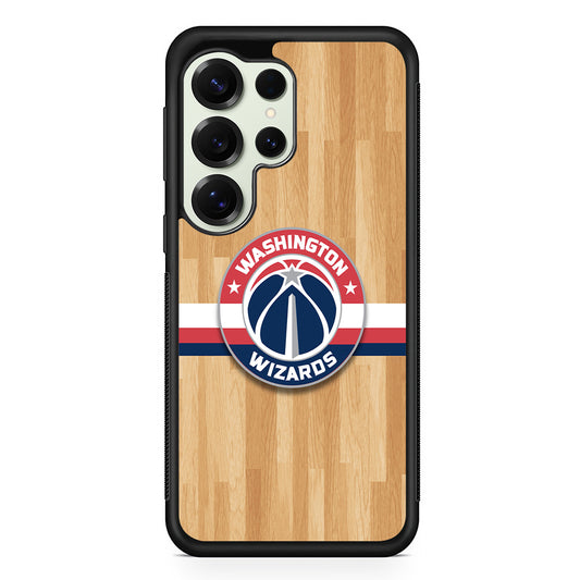 Washington Wizards Wood Samsung Galaxy S25 Ultra Case | Durable Rubber Case for Samsung Galaxy S25 Ultra