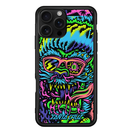 Santa Cruz Beast Rampage iPhone 16 Pro Case | Slim Rubber Case for iPhone 16 Pro