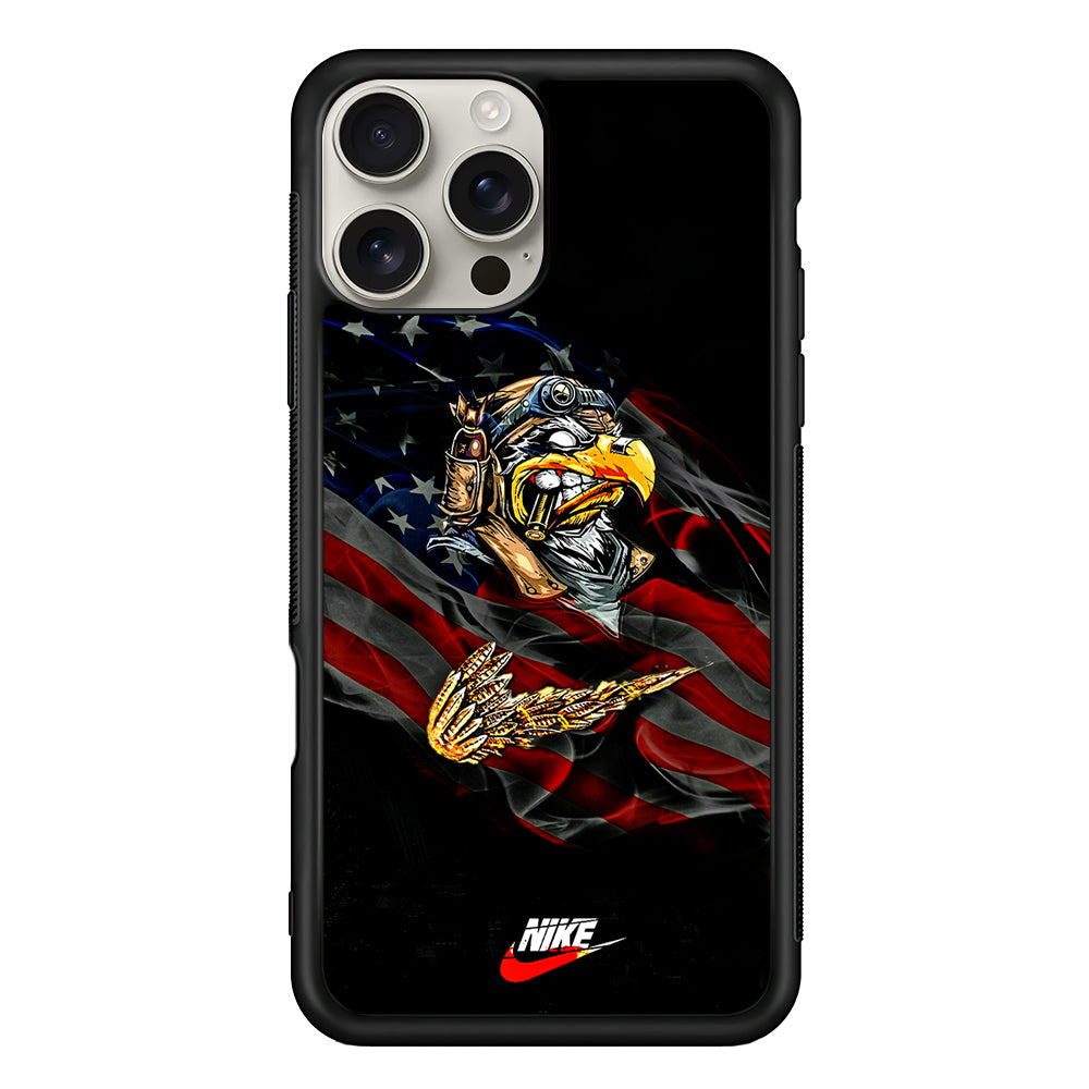 Nike Eagle Flag US iPhone 16 Pro Max Case | Durable Everyday Protective Cover