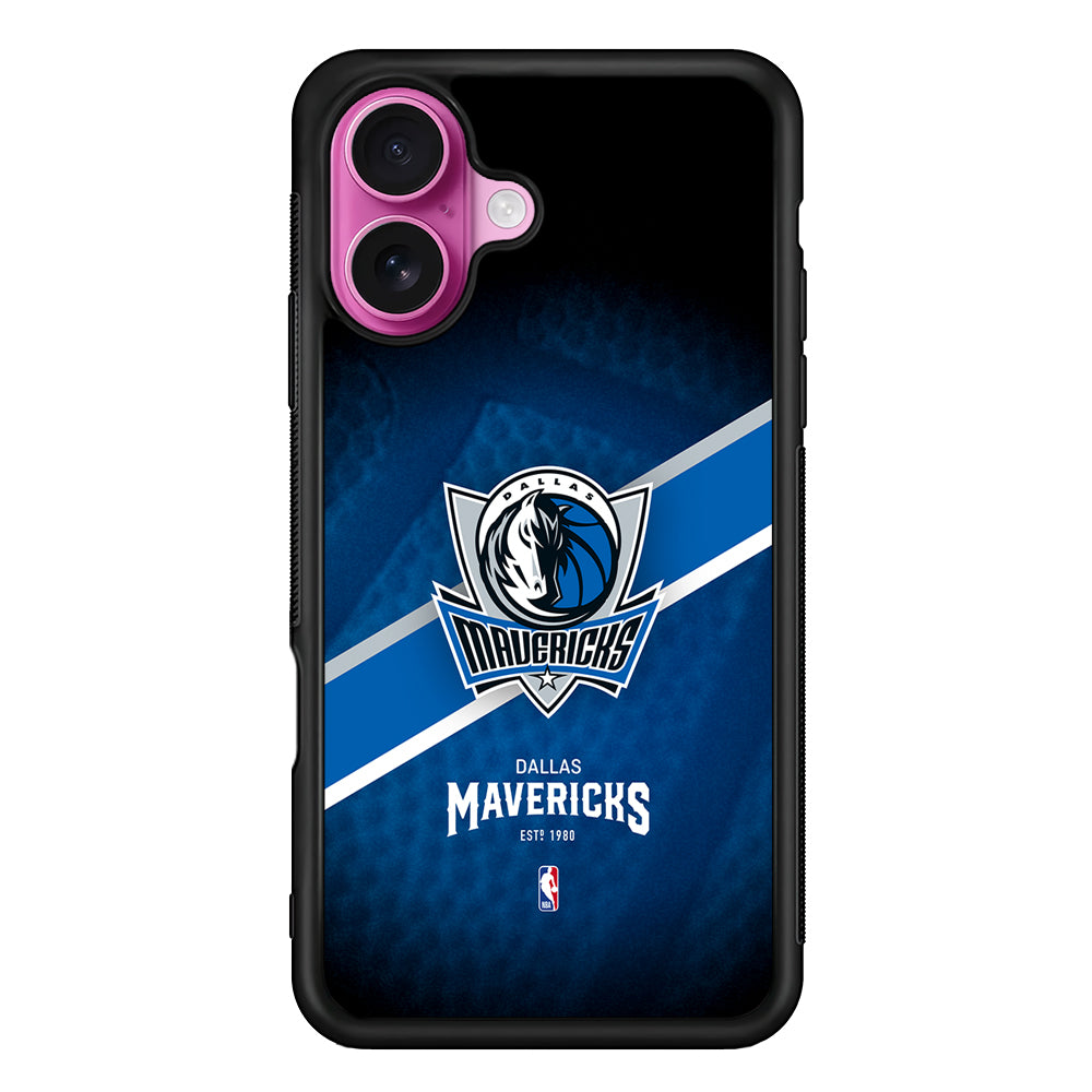 Dallas Mavericks Logo iPhone 17 Case | Slim Protective Rubber Phone Cover