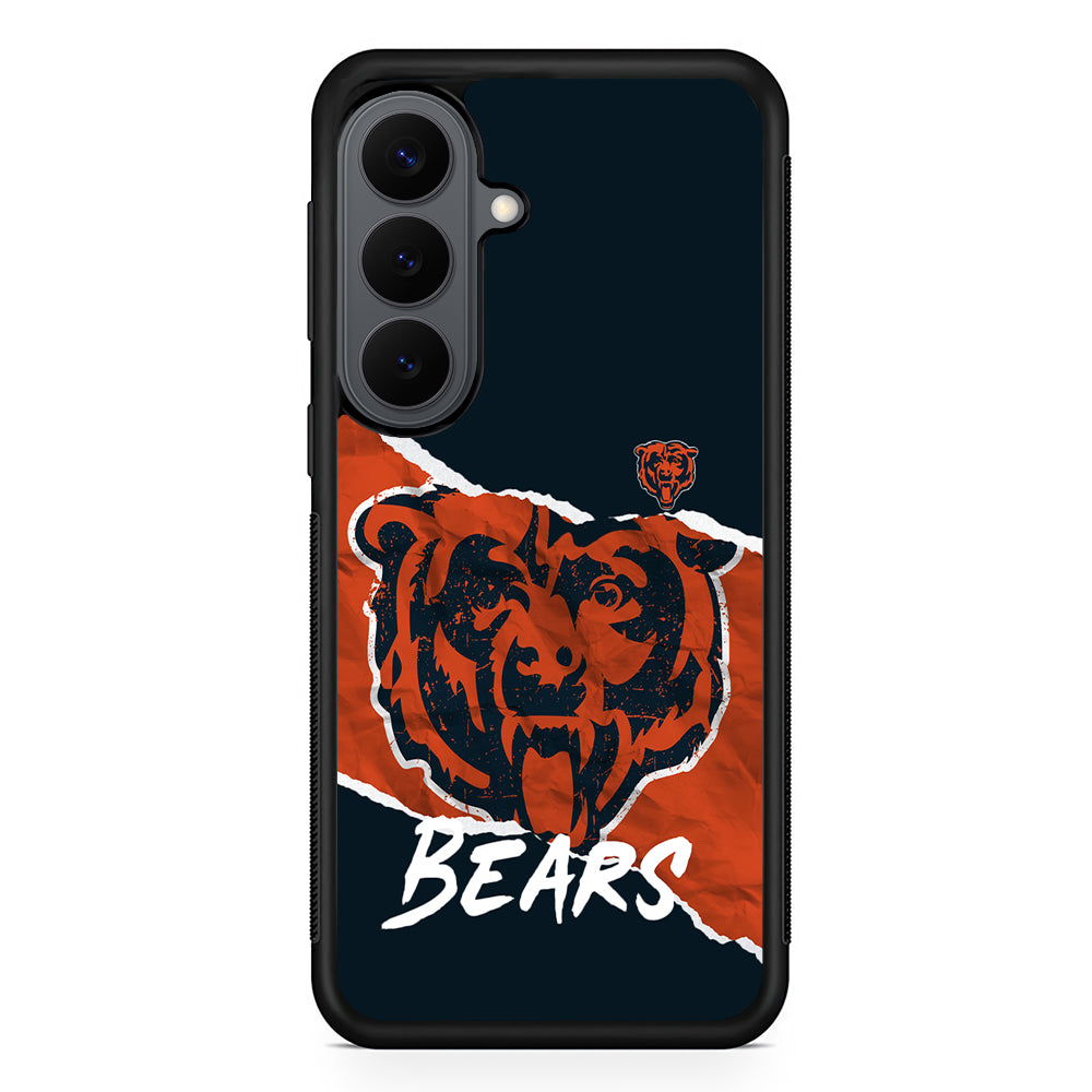 Chicago Bears Logo Samsung Galaxy S26 Plus Case | Slim Rubber Case for Samsung Galaxy S26 Plus