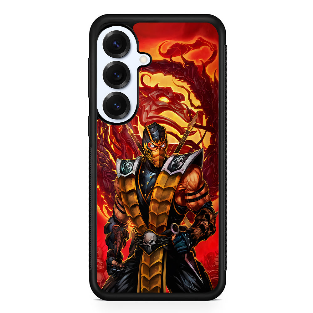 Scorpion Hanzo Mortal Kombat Samsung Galaxy S25 Plus Case | Slim Rubber Cover for Samsung Galaxy S25 Plus