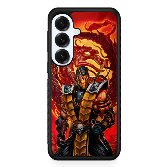 Scorpion Hanzo Mortal Kombat Samsung Galaxy S25 Plus Case | Slim Rubber Cover for Samsung Galaxy S25 Plus