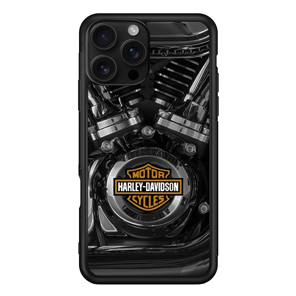 Harley Davidson The Torque iPhone 16 Pro Case - Stylish Protective Cover for iPhone 16 Pro