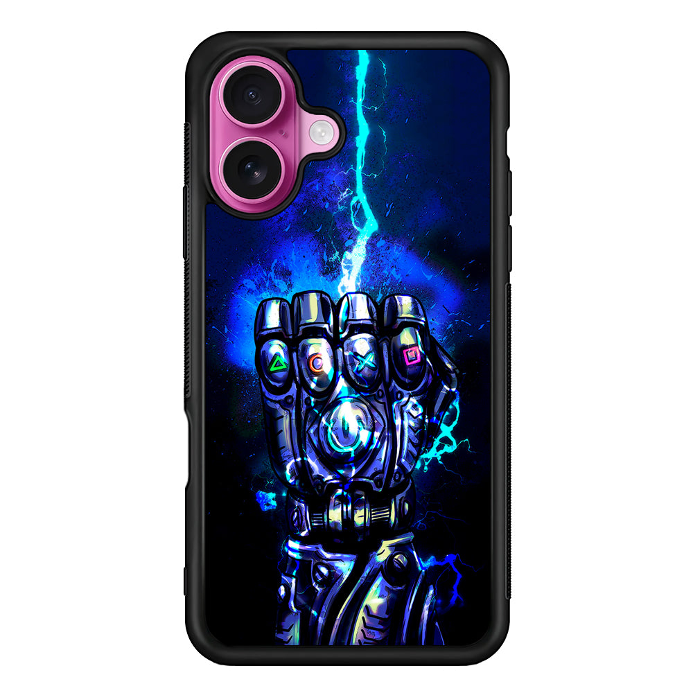 Thanos Gauntlet Stick Symbol iPhone 17 Case | Slim Protective Rubber Phone Cover