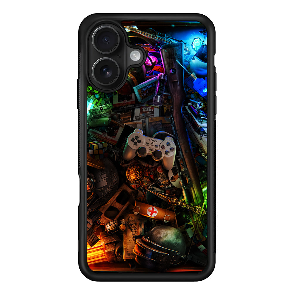 Video Games Retro Art iPhone 16 Case - Oxvistore