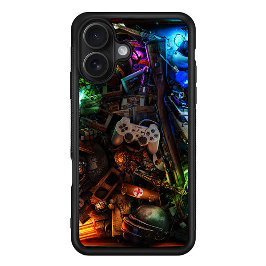 Video Games Retro Art iPhone 16 Case - Oxvistore