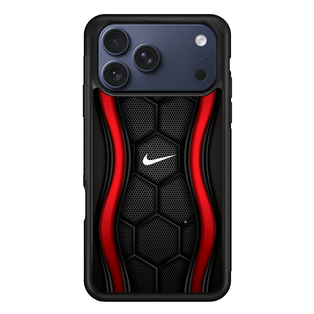 Nike Futuristic Hexagon Dome iPhone 17 Pro Max Case | Durable Rubber Case for iPhone 17 Pro Max