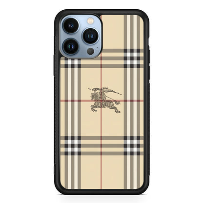 Burberry Latte Cream 2D Rubber Phone Case | Durable Phone Case