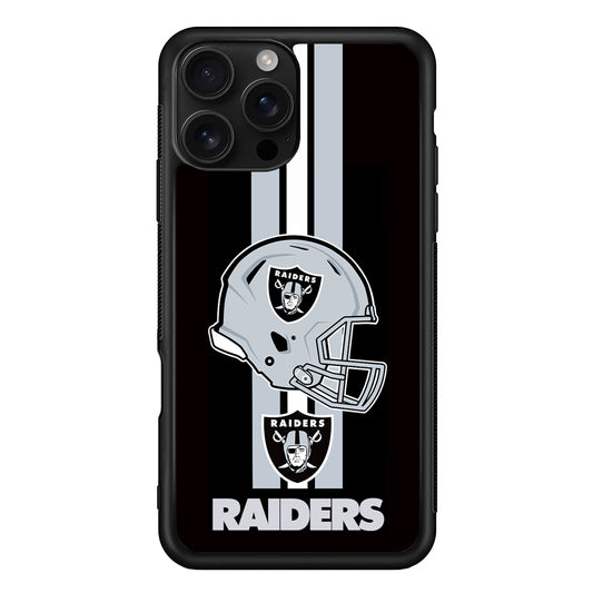 Las Vegas Raiders Helmet iPhone 16 Pro Case | Durable Protective Case for iPhone 16 Pro