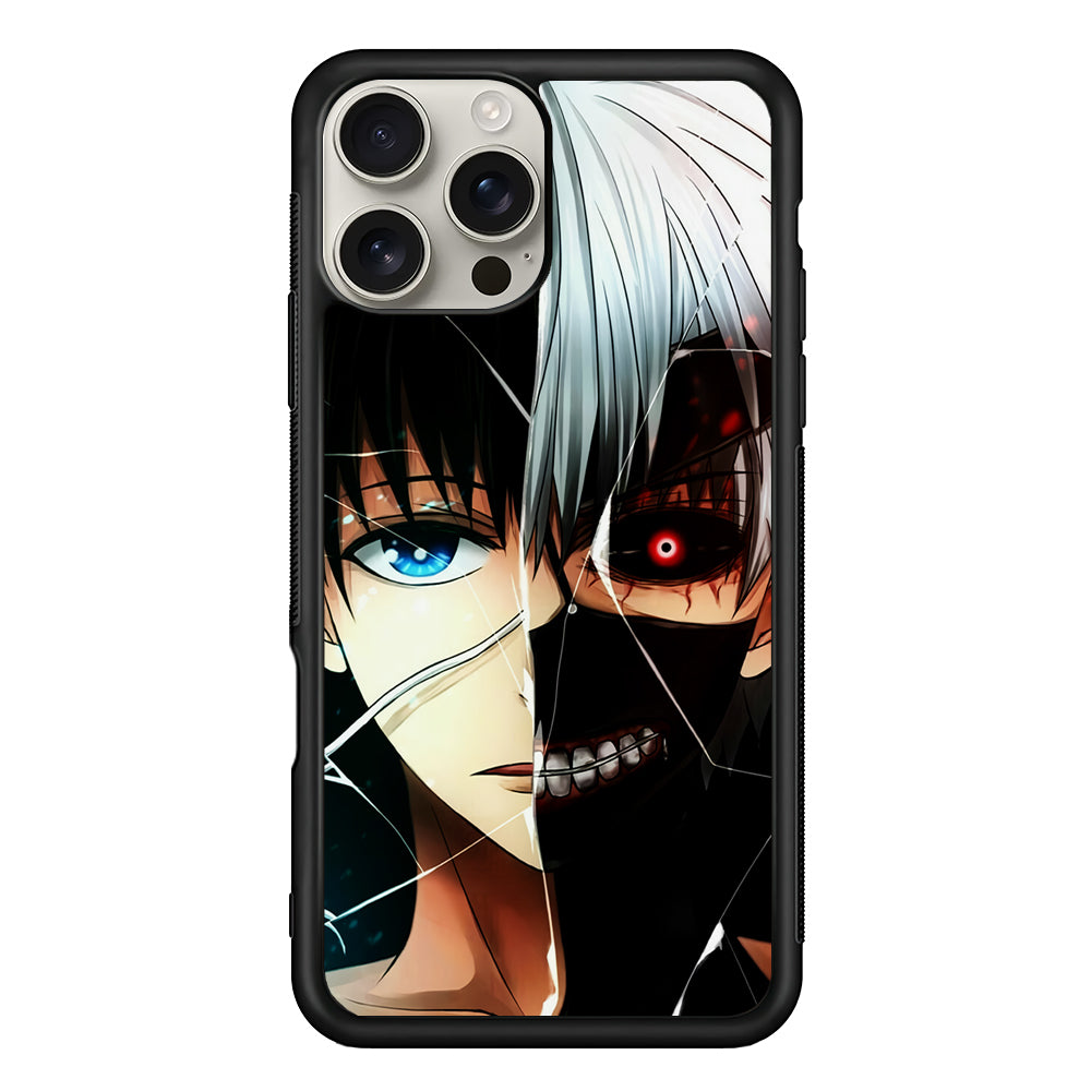 Ken Kaneki Tokyo Ghoul Face iPhone 16 Pro Max Case | Stylish Protective Case for iPhone 16 Pro Max