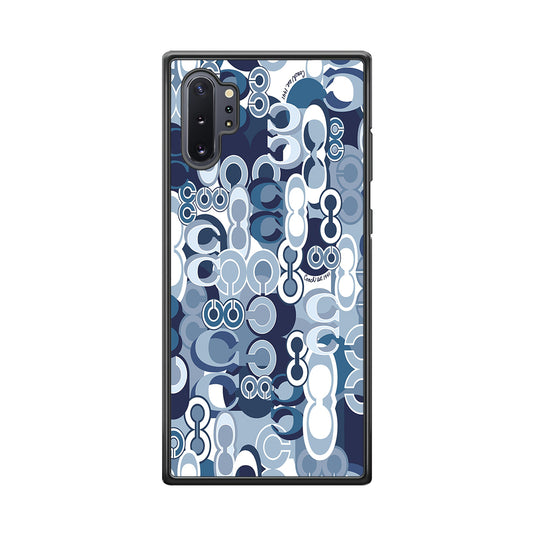 Coach Blue Samsung Galaxy Note 10 Plus Case | Slim Rubber Case for Samsung Galaxy Note 10 Plus