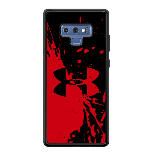 Under Armour Black Red Samsung Galaxy Note 9 Case | Slim Rubber Case for Samsung Galaxy Note 9