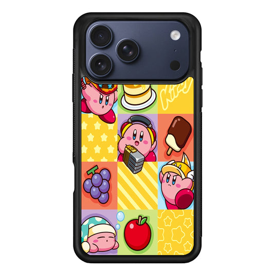 Cute Kirby Collage iPhone 17 Pro Max Case | Slim Protective Cover for iPhone 17 Pro Max