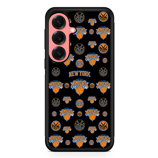 New York Knicks Pattern Samsung Galaxy S25 Case | Protective Case for Samsung Galaxy S25